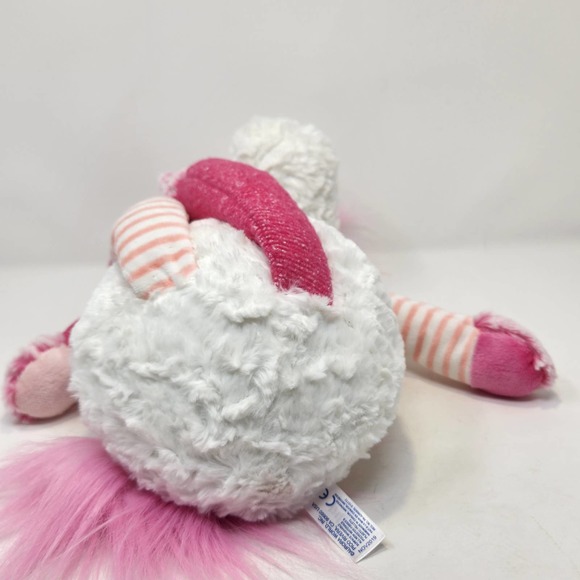 Aurora Purely Luxe White Pink Unicorn Plush 13" Stuffed Animal Soft Toy - Picture 7 of 8